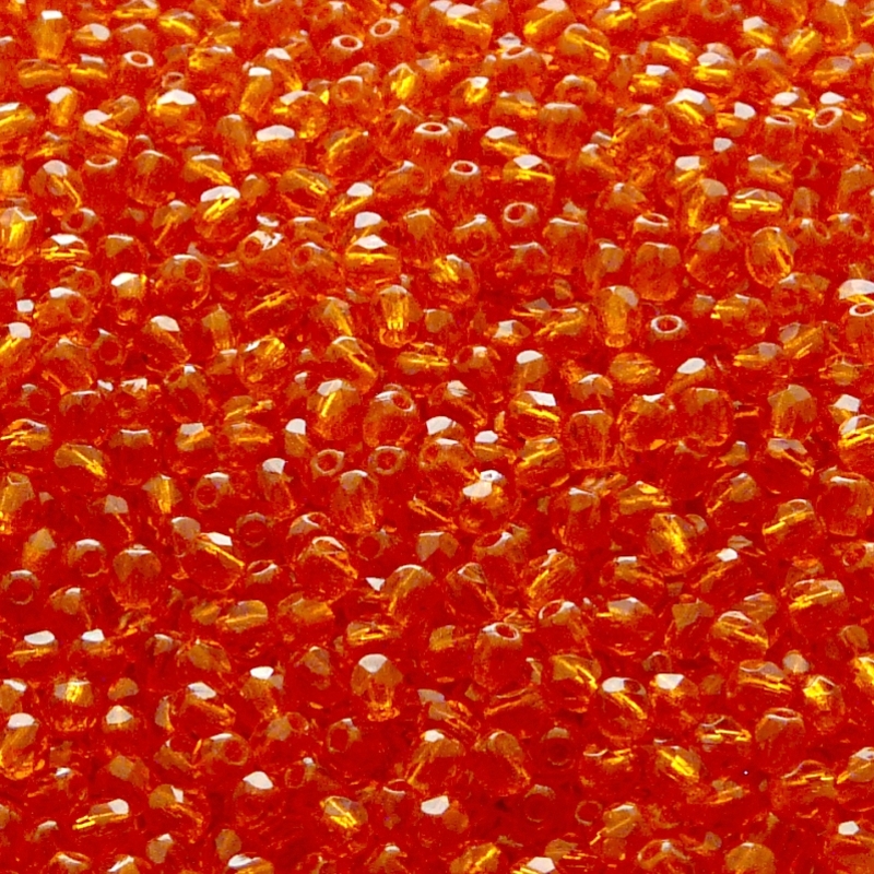 100pcs Czech Fire Polished Faceted Glass Beads Round 3mm Hyacinth